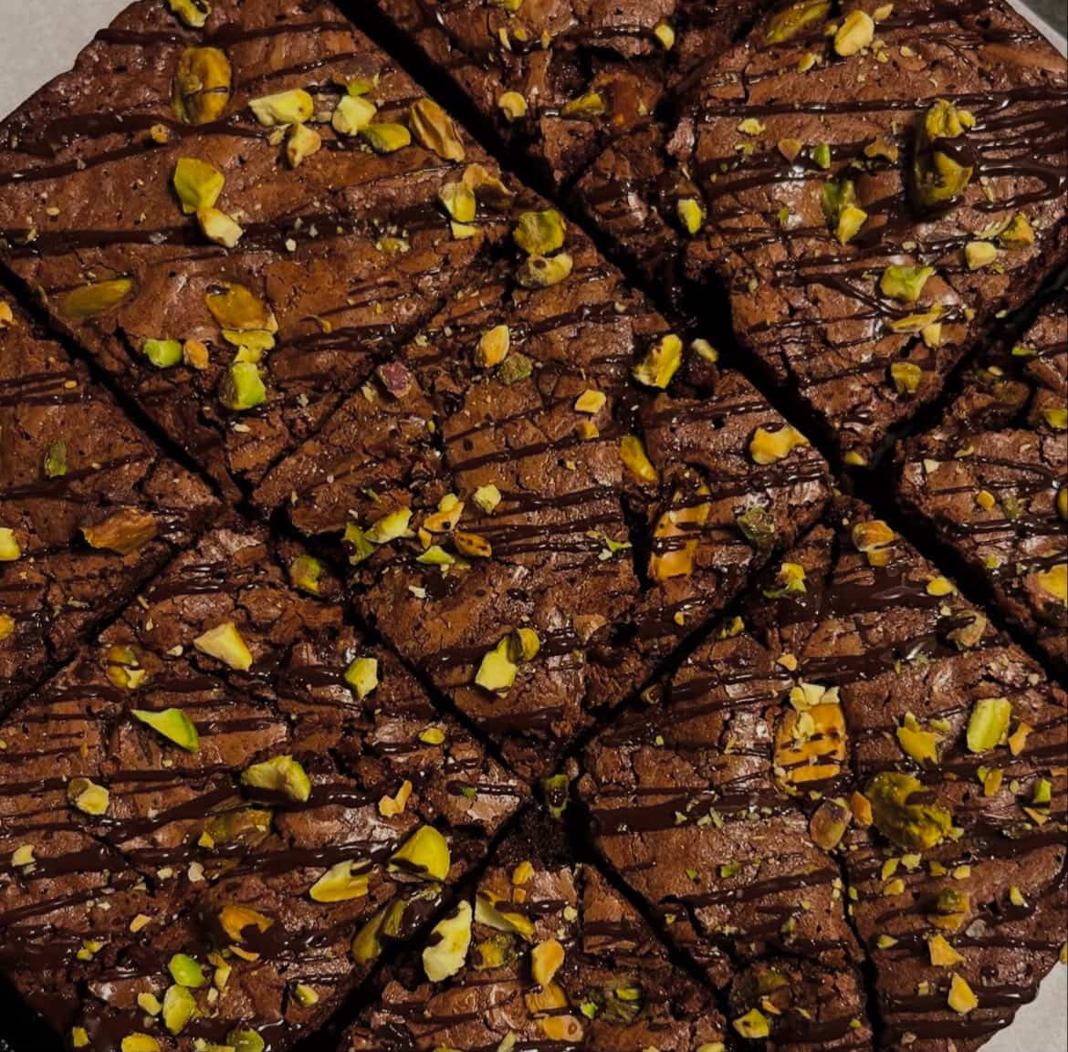 Brownies à la pistache Hibakes